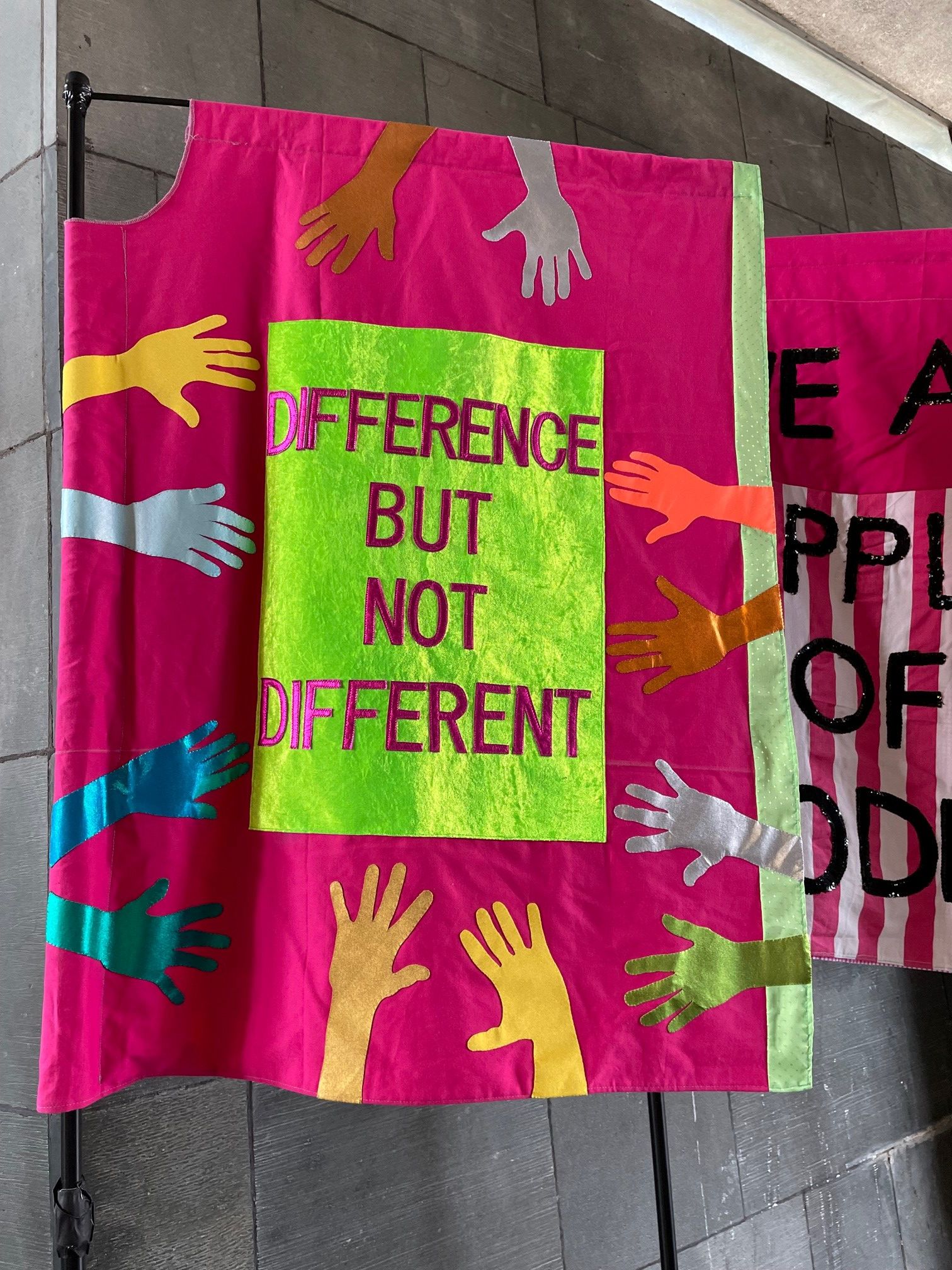 Banner which says Difference not Different